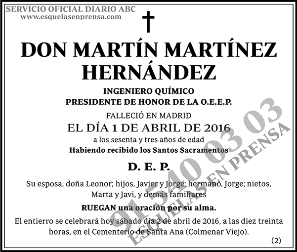 Martín Martínez Hernández